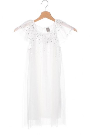 Kinderkleid, Größe 7-8y/ 128-134 cm, Farbe Weiß, Preis 8,29 €