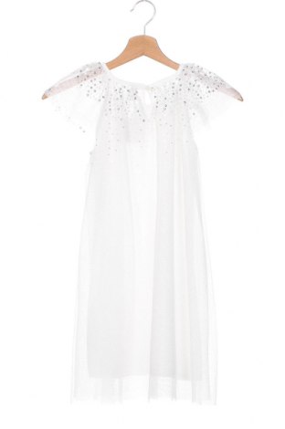 Kinderkleid, Größe 7-8y/ 128-134 cm, Farbe Weiß, Preis 13,81 €