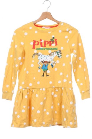 Детска рокля H&M, Размер 8-9y/ 134-140 см, Цвят Жълт, Цена 13,20 лв.