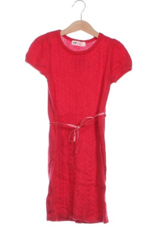 Kinderkleid H&M, Größe 6-7y/ 122-128 cm, Farbe Rot, Preis 4,97 €