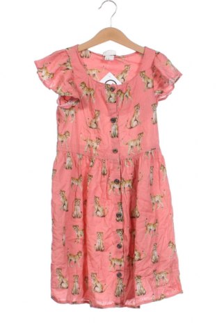 Детска рокля H&M, Размер 7-8y/ 128-134 см, Цвят Розов, Цена 16,63 лв.