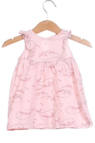 Детска рокля H&M, Размер 3-6m/ 62-68 см, Цвят Розов, Цена 13,20 лв.
