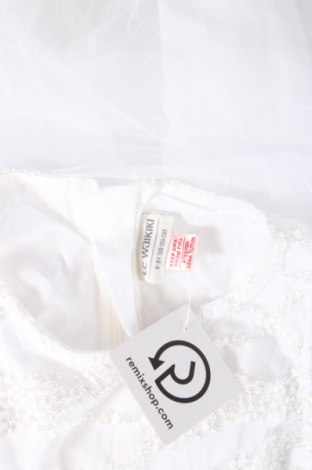 Kinderkleid LC Waikiki, Größe 7-8y/ 128-134 cm, Farbe Weiß, Preis 9,82 €