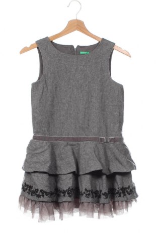 Детска рокля United Colors Of Benetton, Размер 9-10y/ 140-146 см, Цвят Сив, Цена 13,75 лв.