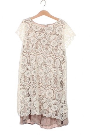 Детска рокля Zara, Размер 13-14y/ 164-168 см, Цвят Бежов, Цена 17,28 лв.
