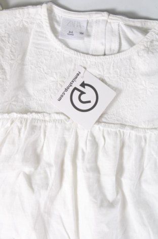 Kinderkleid Zara, Größe 3-4y/ 104-110 cm, Farbe Weiß, Preis 6,00 €
