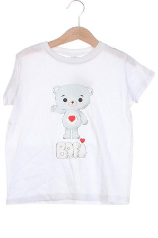 Kinder T-Shirt, Größe 3-4y/ 104-110 cm, Farbe Weiß, Preis 3,61 €