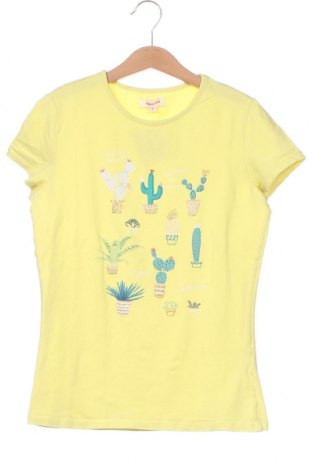 Детска тениска Catimini, Размер 11-12y/ 152-158 см, Цвят Жълт, Цена 9,38 лв.