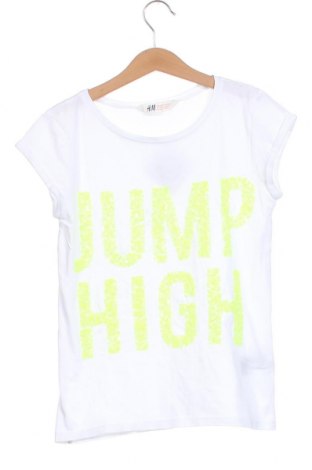 Kinder T-Shirt H&M, Größe 10-11y/ 146-152 cm, Farbe Weiß, Preis 6,14 €