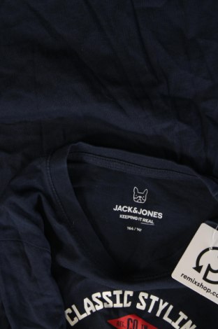 Παιδικό μπλουζάκι Jack & Jones, Μέγεθος 13-14y/ 164-168 εκ., Χρώμα Μπλέ, Τιμή 8,00 €