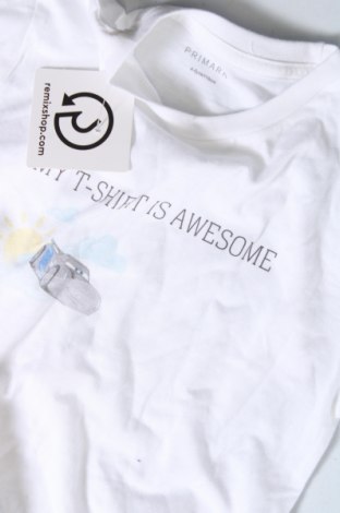 Kinder T-Shirt Primark, Größe 4-5y/ 110-116 cm, Farbe Weiß, Preis € 5,69
