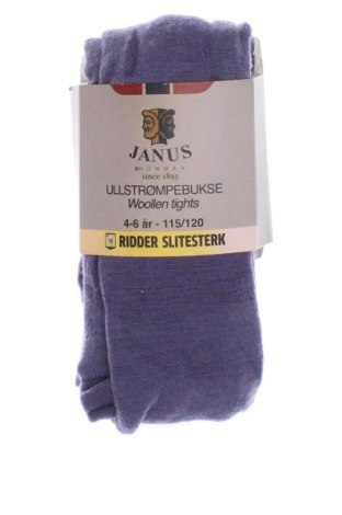 Детски чорапогащник Janus, Размер 5-6y/ 116-122 см, Цвят Лилав, Цена 21,60 лв.