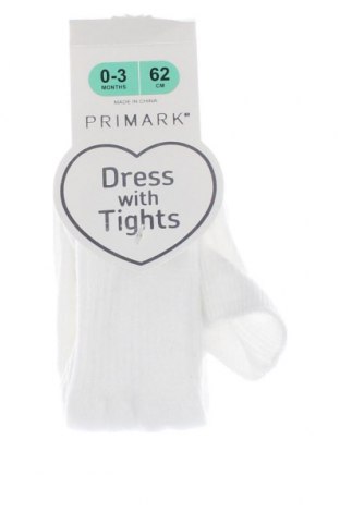 Детски чорапогащник Primark, Размер 2-3m/ 56-62 см, Цвят Бял, Цена 18,00 лв.