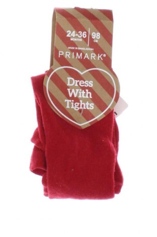 Детски чорапогащник Primark, Размер 2-3y/ 98-104 см, Цвят Червен, Цена 20,40 лв.