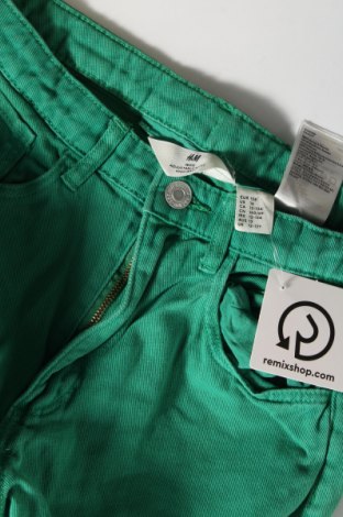 Dětské džíny  H&M, Velikost 12-13y/ 158-164 cm, Barva Zelená, Cena  198,00 Kč