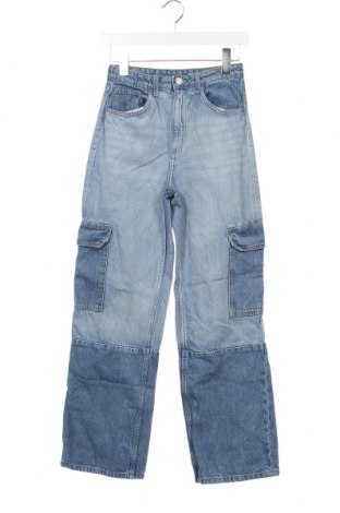 Dziecięce jeansy H&M, Rozmiar 13-14y/ 164-168 cm, Kolor Niebieski, Cena 41,93 zł