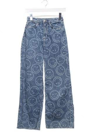 Dětské džíny  H&M, Velikost 12-13y/ 158-164 cm, Barva Modrá, Cena  211,00 Kč