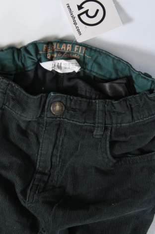 Детски джинси H&M, Размер 7-8y/ 128-134 см, Цвят Зелен, Цена 21,00 лв.