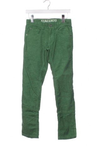 Pantaloni de catifea reiată, pentru copii Staccato, Mărime 11-12y/ 152-158 cm, Culoare Verde, Preț 39,47 Lei