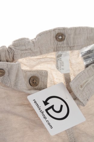 Detské krátke nohavice  H&M, Veľkosť 6-9m/ 68-74 cm, Farba Béžová, Cena  2,67 €