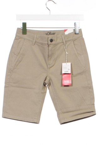 Детски къс панталон S.Oliver, Размер 11-12y/ 152-158 см, Цвят Бежов, Цена 25,50 лв.