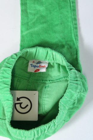 Dětské kalhoty  Topomini, Velikost 18-24m/ 86-98 cm, Barva Zelená, Cena  90,00 Kč