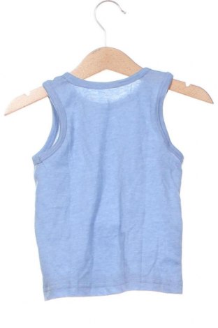 Μπλουζάκι αμάνικο παιδικό, Μέγεθος 12-18m/ 80-86 εκ., Χρώμα Μπλέ, Τιμή 5,30 €