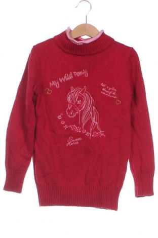 Детски пуловер, Размер 7-8y/ 128-134 см, Цвят Червен, Цена 10,20 лв.