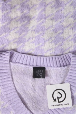 Детски пуловер Groggy, Размер 13-14y/ 164-168 см, Цвят Лилав, Цена 7,48 лв.