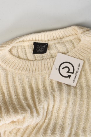 Детски пуловер Groggy, Размер 14-15y/ 168-170 см, Цвят Екрю, Цена 7,99 лв.