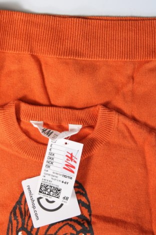 Kinderpullover H&D, Größe 4-5y/ 110-116 cm, Farbe Orange, Preis € 18,79