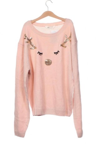 Παιδικό πουλόβερ H&M, Μέγεθος 12-13y/ 158-164 εκ., Χρώμα Ρόζ , Τιμή 6,68 €