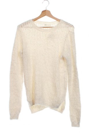 Детски пуловер H&M, Размер 12-13y/ 158-164 см, Цвят Екрю, Цена 6,80 лв.