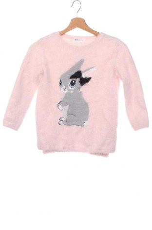 Детски пуловер H&M, Размер 8-9y/ 134-140 см, Цвят Розов, Цена 6,80 лв.