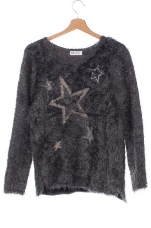 Детски пуловер H&M, Размер 12-13y/ 158-164 см, Цвят Сив, Цена 6,80 лв.
