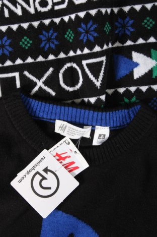 Детски пуловер H&M, Размер 12-13y/ 158-164 см, Цвят Черен, Цена 27,00 лв.