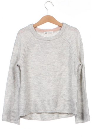Детски пуловер H&M, Размер 8-9y/ 134-140 см, Цвят Сив, Цена 8,84 лв.