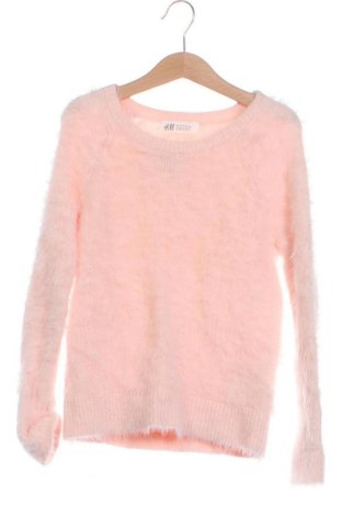 Детски пуловер H&M, Размер 4-5y/ 110-116 см, Цвят Розов, Цена 6,80 лв.