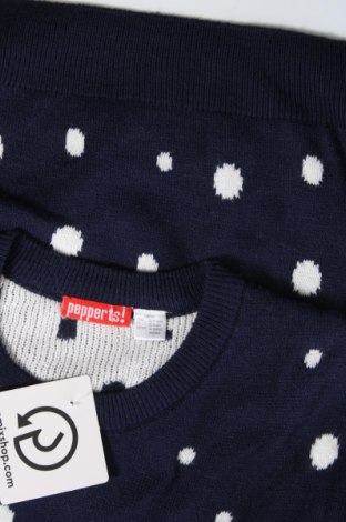 Детски пуловер Pepperts!, Размер 12-13y/ 158-164 см, Цвят Син, Цена 8,50 лв.