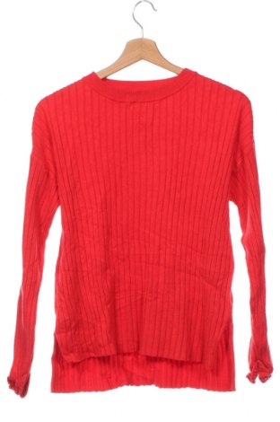 Детски пуловер Zara Knitwear, Размер 13-14y/ 164-168 см, Цвят Червен, Цена 8,48 лв.