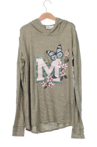Kinder Sweatshirts H&M, Größe 12-13y/ 158-164 cm, Farbe Grün, Preis 9,19 €