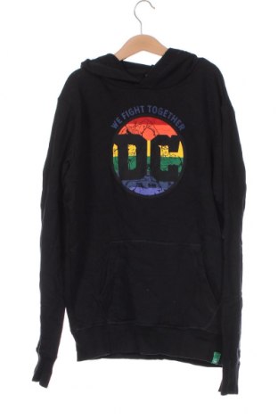 Gyerek sweatshirt United Colors Of Benetton, Méret 13-14y / 164-168 cm, Szín Fekete, Ár 2 436 Ft