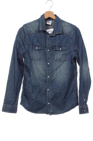 Dětská džínová bunda  H&M, Velikost 12-13y/ 158-164 cm, Barva Modrá, Cena  211,00 Kč