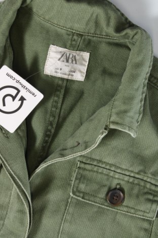 Dziecięca kurtka dżinsowa H&M, Rozmiar 8-9y/ 134-140 cm, Kolor Zielony, Cena 63,08 zł