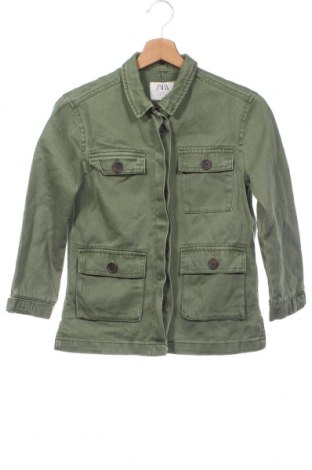 Παιδικό τζίν μπουφάν H&M, Μέγεθος 8-9y/ 134-140 εκ., Χρώμα Πράσινο, Τιμή 7,36 €