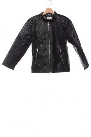 Dětská kožená bunda  H&M, Velikost 12-13y/ 158-164 cm, Barva Černá, Cena  229,00 Kč