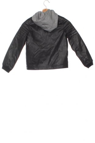 Dziecięca skórzana kurtka H&M, Rozmiar 7-8y/ 128-134 cm, Kolor Czarny, Cena 52,46 zł