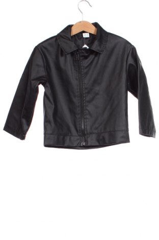 Dětská kožená bunda  SHEIN, Velikost 3-4y/ 104-110 cm, Barva Černá, Cena  311,00 Kč