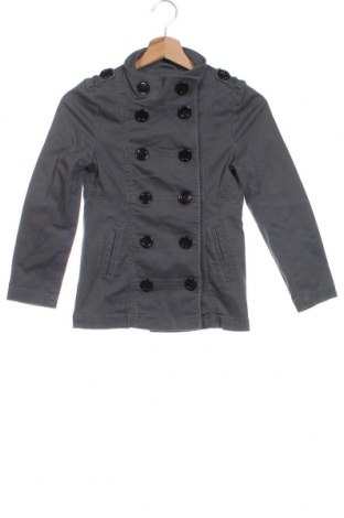 Детско палто H&M, Размер 8-9y/ 134-140 см, Цвят Сив, Цена 29,00 лв.