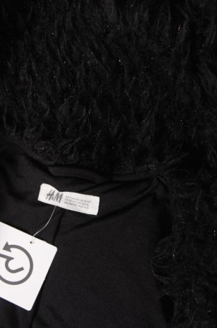 Детско палто H&M, Размер 10-11y/ 146-152 см, Цвят Черен, Цена 15,17 лв.